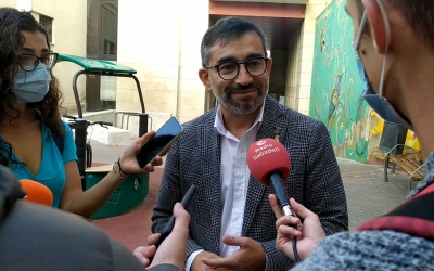 Fernández durant la seva intervenció aquesta tarda | Cedida